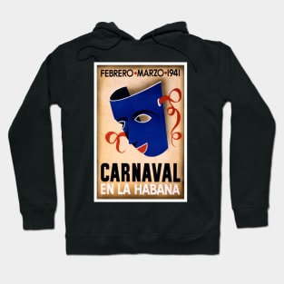 Carnival in Havana, 1941. Vintage Travel Hoodie